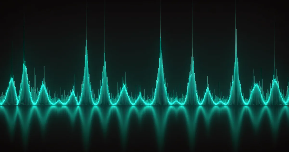 Audio level meter visualization